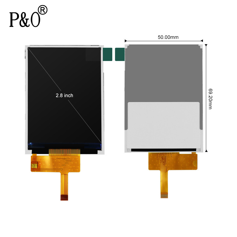 Màn hình LCD cảm ứng Polcd 40 Pin Màn hình LCD 240x320, Màn hình cảm ứng TFT LCD MCU FPC 2.8 inch