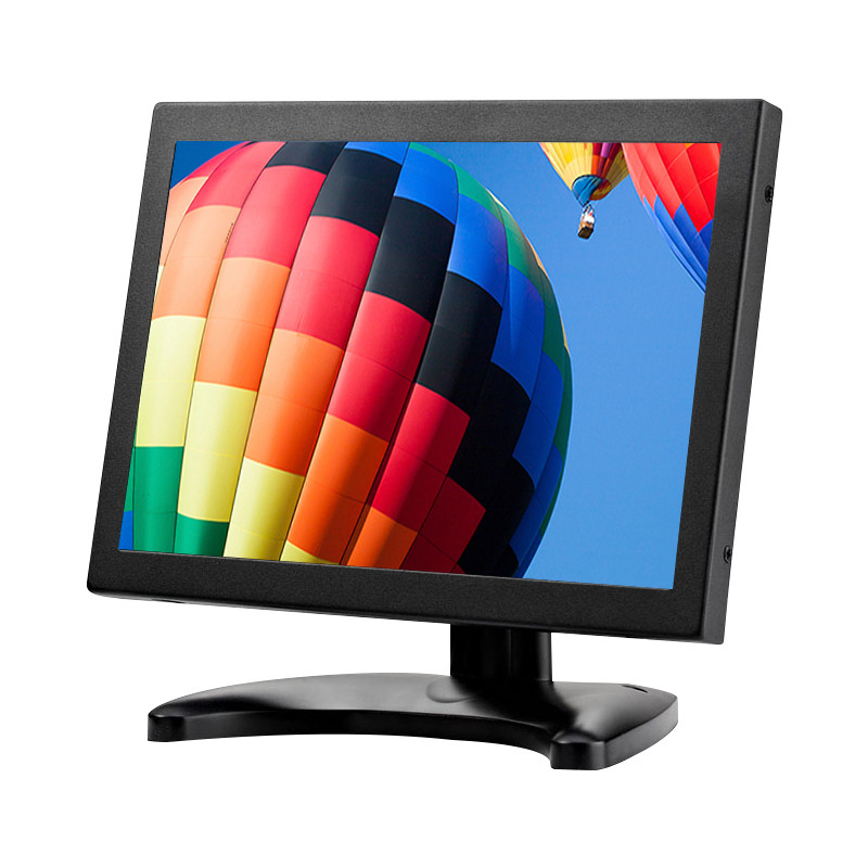 Vỏ kim loại Polcd Màn hình LCD công nghiệp 10 inch Màn hình cảm ứng nhúng đa chức năng