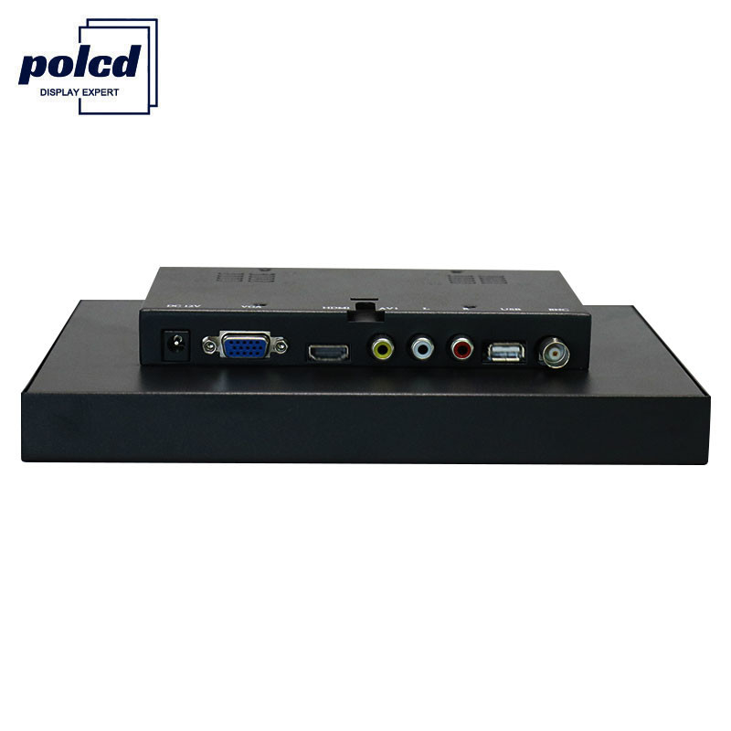 Polcd Tùy chỉnh Bảng điều khiển IPS 8 inch Vỏ kim loại Màn hình LCD công nghiệp Khung mở