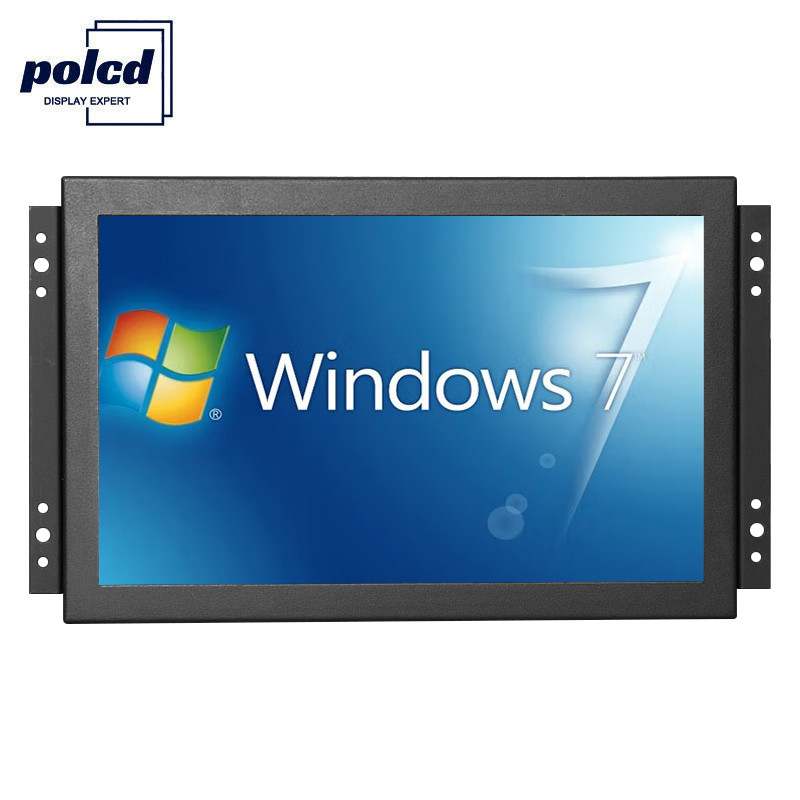 Màn hình cảm ứng điện dung 10 inch công nghiệp Polcd Màn hình LCD máy tính VGA Khung mở