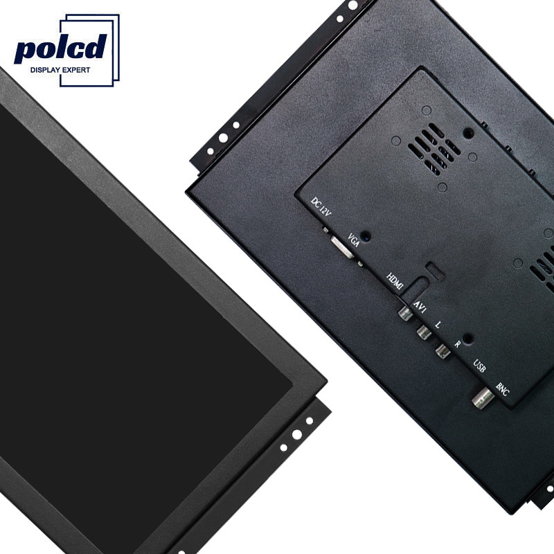 Màn hình cảm ứng điện dung 10 inch công nghiệp Polcd Màn hình LCD máy tính VGA Khung mở
