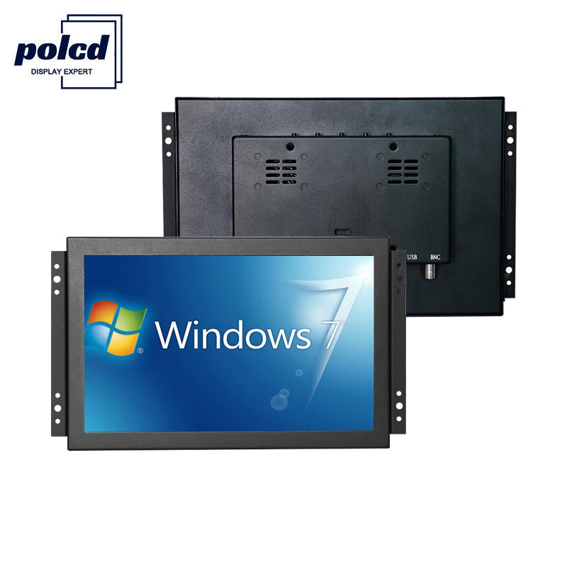 Màn hình LCD Polcd TFT Màn hình cảm ứng công nghiệp 10,1 inch Độ sáng cao IP65 Đen