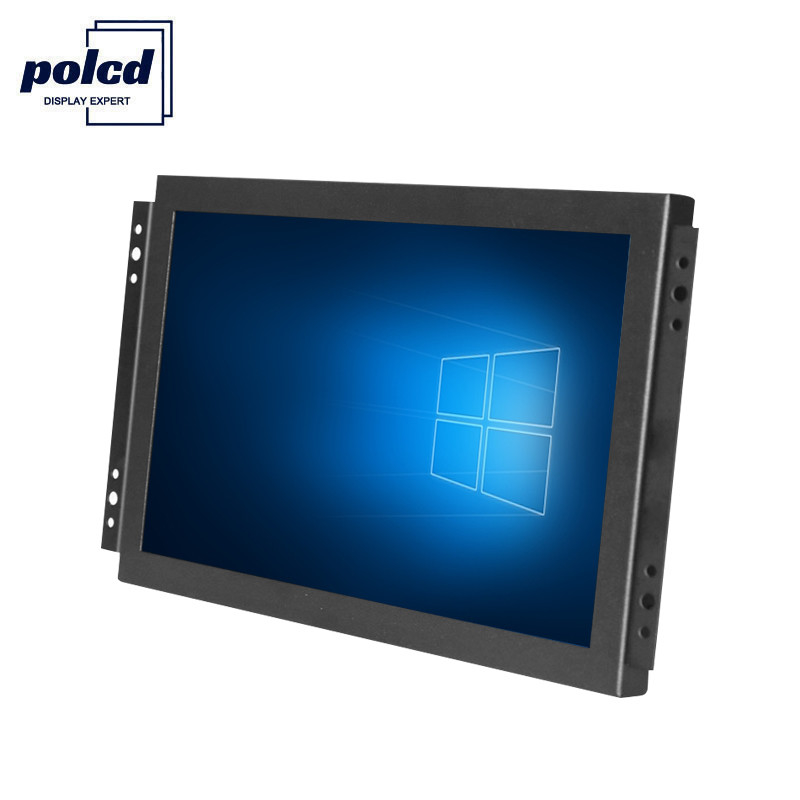 Màn hình LCD Polcd TFT Màn hình cảm ứng công nghiệp 10,1 inch Độ sáng cao IP65 Đen