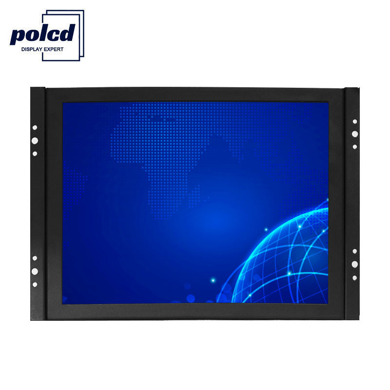 Polcd Tùy chỉnh Vỏ nhựa 8 inch Màn hình cảm ứng Màn hình LCD khung mở Điện dung