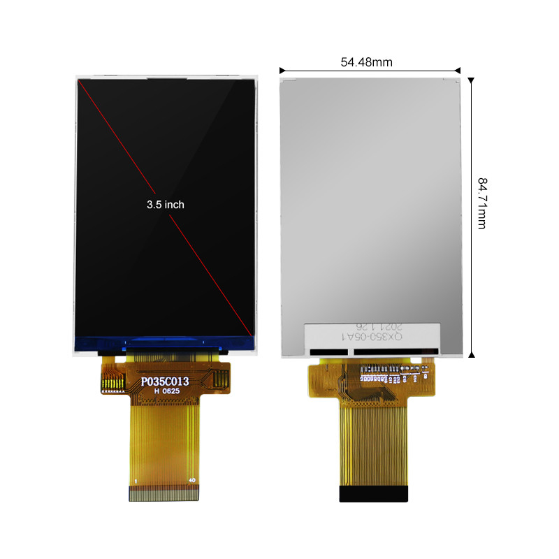 Bảng điều khiển màn hình LCD Polcd 320x480 Spi 3,5 inch 450cd / m2 dành cho thương mại