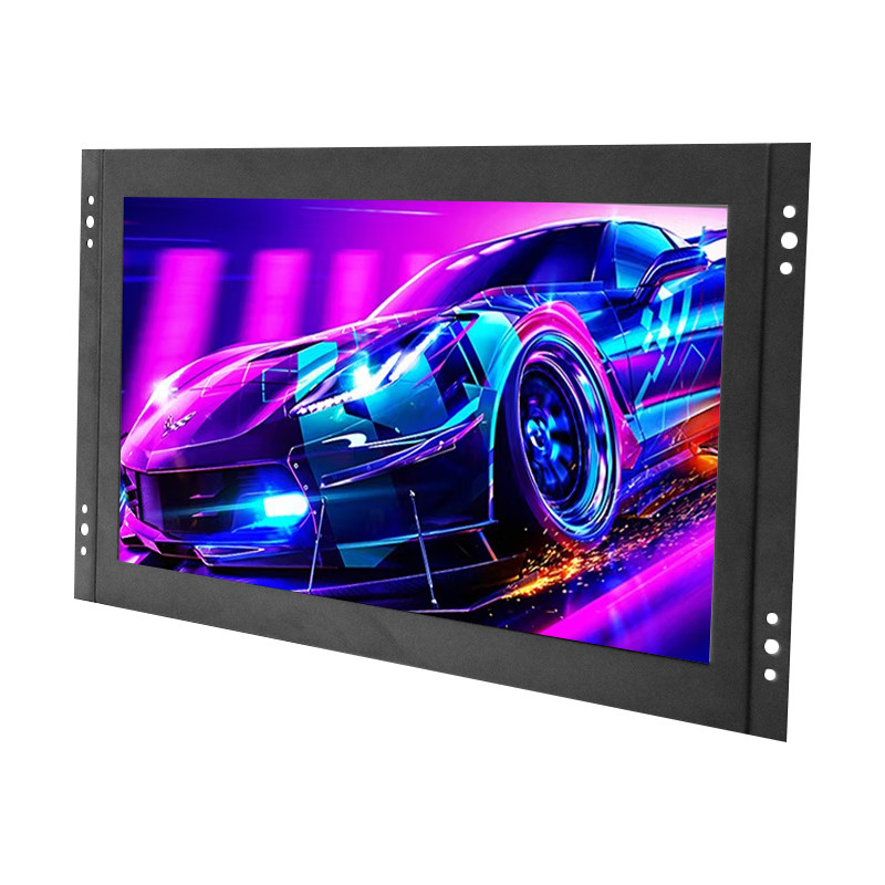 Vỏ kim loại Polcd 13,3 inch Màn hình LCD công nghiệp Khung mở Màn hình cảm ứng VGA HDMI