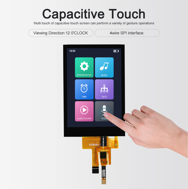 1.69 2.2 2.4 3.5 4 Màn hình LCD nhỏ 4.3 inch LCM TFT Full Color RGB SPI IPS Panel