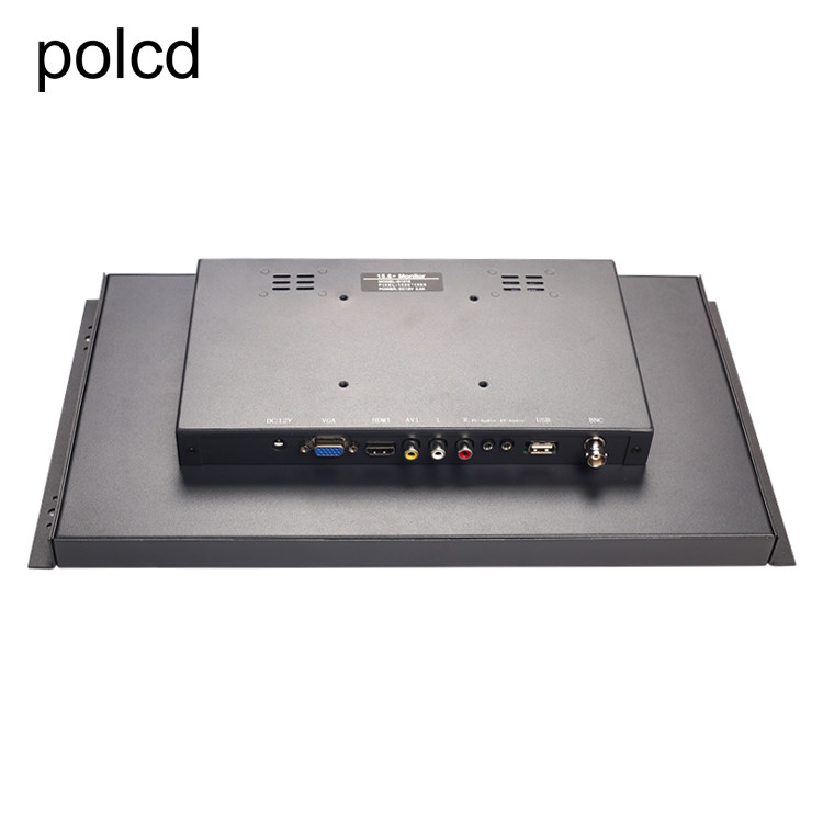 Polcd Metal Wall Mounted Màn hình LCD 15,6 inch nhúng Cổng IPS HDMI công nghiệp