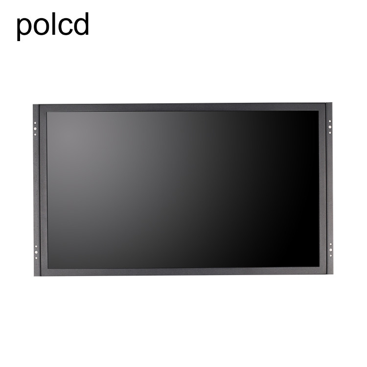 Màn hình LCD công nghiệp Polcd 21,5 inch Màn hình cảm ứng Vỏ nhôm kim loại phẳng nguyên chất