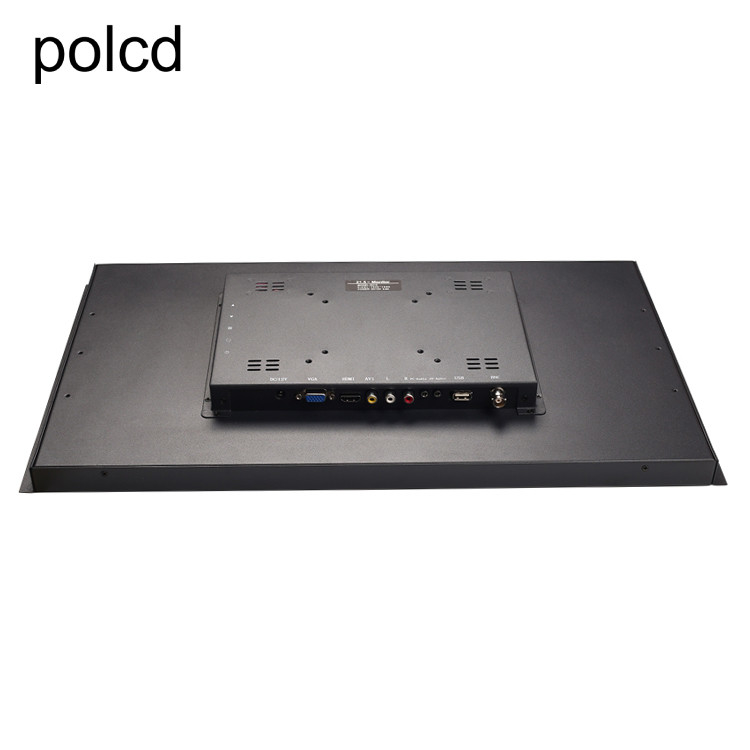 Màn hình LCD công nghiệp Polcd 21,5 inch Màn hình cảm ứng Vỏ nhôm kim loại phẳng nguyên chất