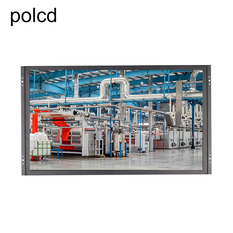 Màn hình LCD công nghiệp Polcd 21,5 inch Màn hình cảm ứng Vỏ nhôm kim loại phẳng nguyên chất