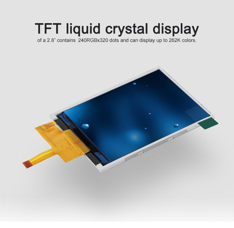 Màn hình cảm ứng LCD màu Polcd 2.8