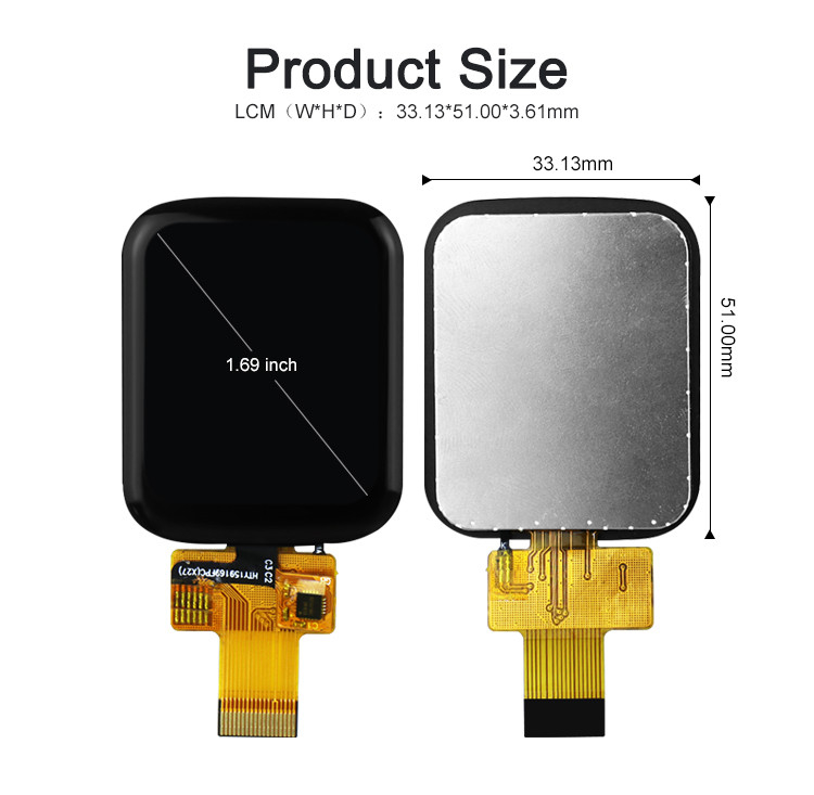 Polcd 1.69 Inch 240x240 Ips Lcd ST7789V Màn hình cảm ứng LCD nhỏ 4 dòng SPI