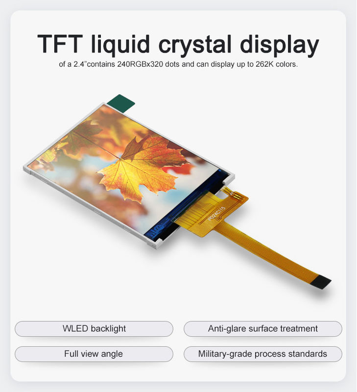 Màn hình LCD TFT 2.4 inch Polcd RoHS, Mô-đun LCD TFT ST7789V3, SPI 4 dây, 240x320 Màn hình TFT