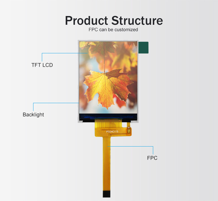Màn hình LCD LCD Polcd RoHS 2,4 inch Màn hình LCD ST7789V3 Mô-đun LCD 4 dây SPI
