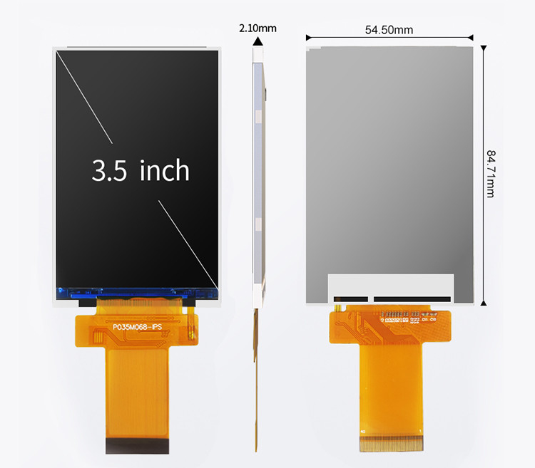 Ili9488 Tft màn hình cảm ứng Polcd 3.5 Inch Lcd Module 320x480 Ips View Angle Rgb Interface
