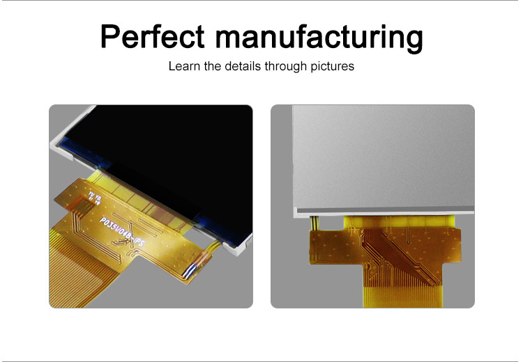 320x480 3,5 Inch Tft Lcd Display 18 Bit Parallel Rgb Interface Kích thước nhỏ