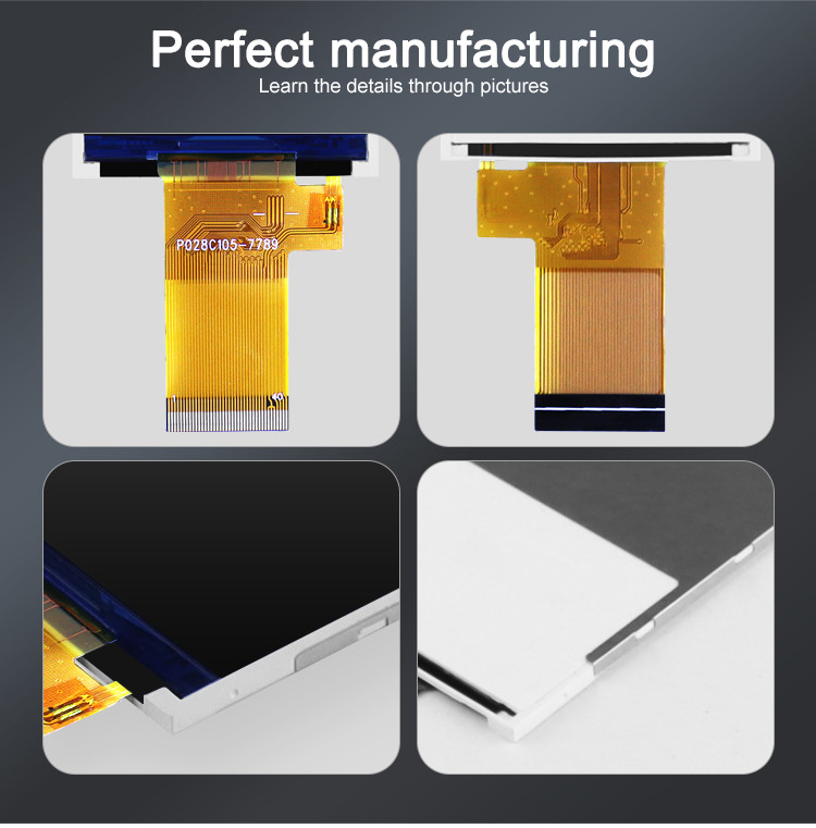 Mcu 37 Pin 2.8 Inch Touch Screen Lcd Display Module Với Khả năng chạm kháng