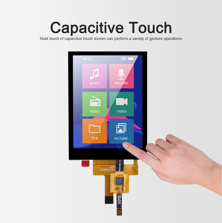 2.8 inch RGB Tft LCD Module 240x320 4 Wire Resistive Touch hoặc Capacitive Touch Screen