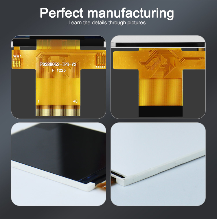 Polcd MCU 9 BIT Màn hình LCD Tft 2,8 inch Màn hình màu Tft 240X320 Thương mại