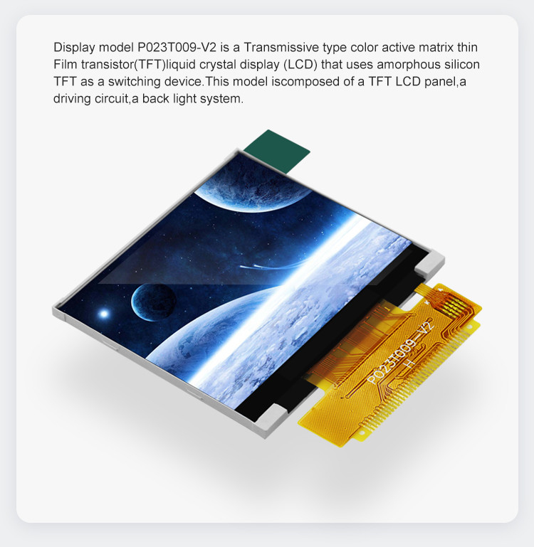 Polcd 2.31 Inch 320x240 Độ phân giải 8080 MCU giao diện ILI9342C Color LCD Display Module
