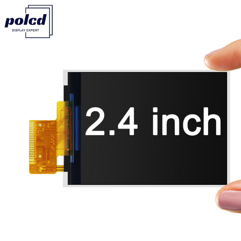 Polcd 300 Nit 2.4 Tft Spi 240x320 Mô-đun LCD Spi 3 dây 2 dòng Tft
