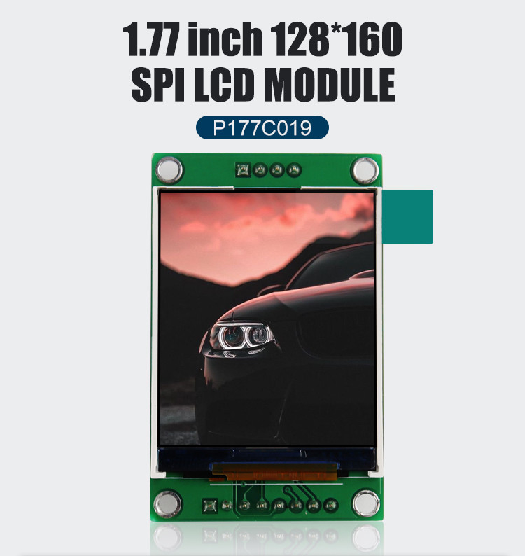 Polcd ST7262 1.77 Inch 24 Bit Màn hình cảm ứng LCD 128X160 TFT 300 Nit