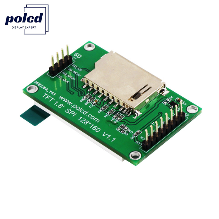 Polcd ST7262 1.77 Inch 24 Bit Màn hình cảm ứng LCD 128X160 TFT 300 Nit