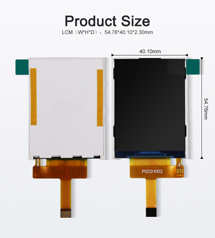 Polcd 44.64mm màn hình cảm ứng Mô-đun hiển thị Tft Spi 2.2 inch 240x320 Raspberry Pi