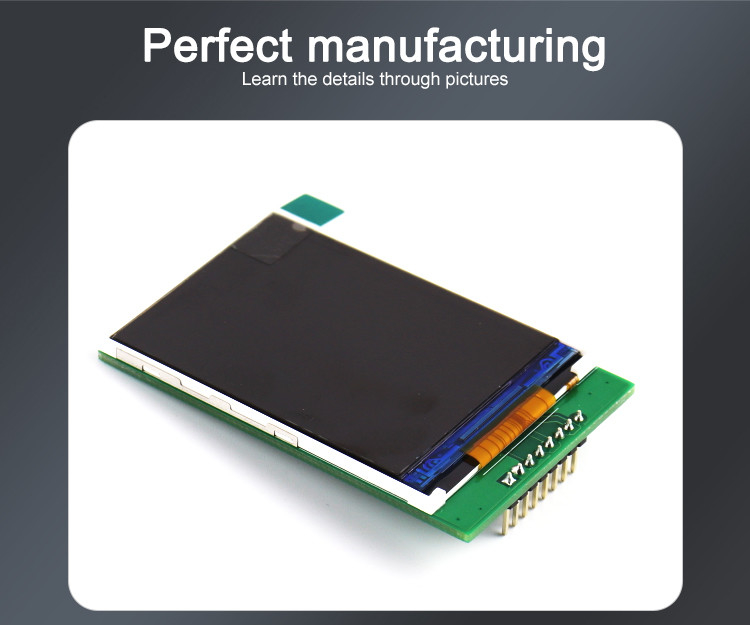 Polcd 4 Wire SPI Tft Lcd 2.4 Inch 240X320 Touch Screen Lcd với bảng PCB