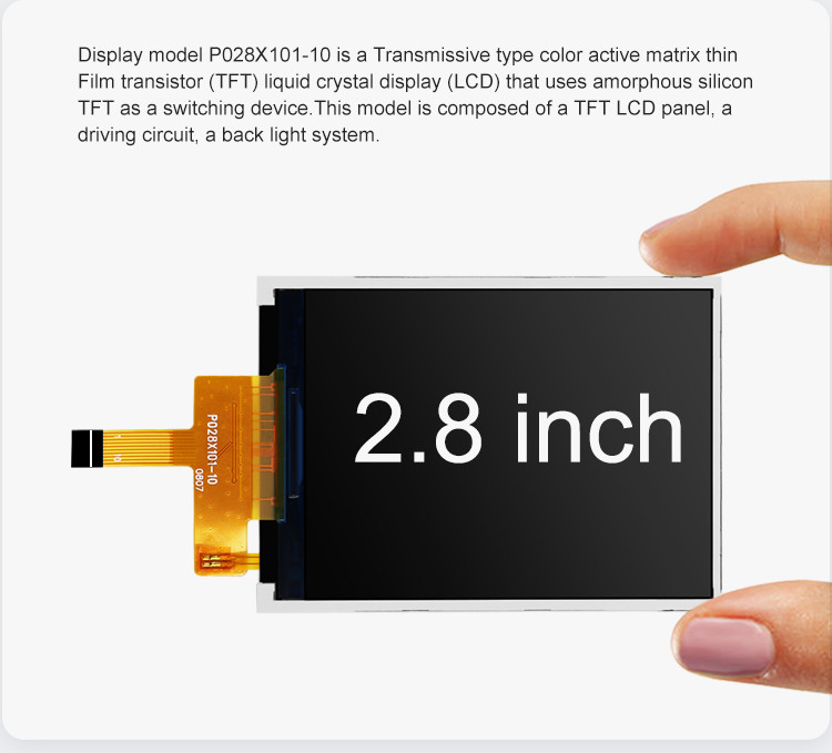 Polcd ST7789V Màn hình Ips 2,8 inch 12 0'CLOCK TFT LCD Module ISO9001