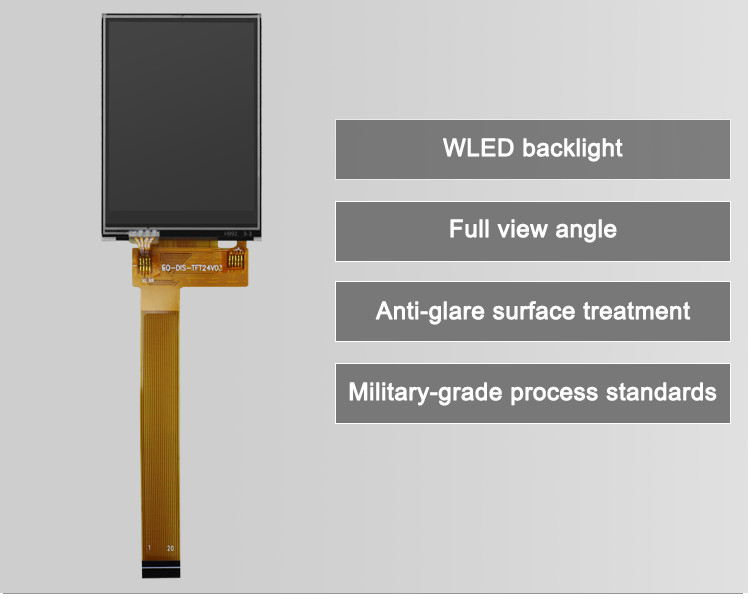Polcd Black 8080 MCU Màn hình Tft 2,4 inch 8 Bit 2,4 Tft Spi 240x320