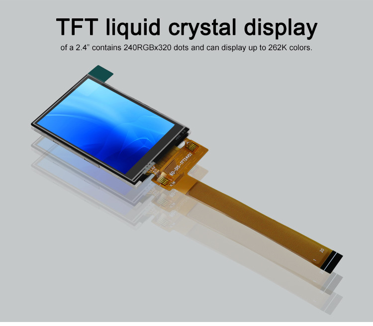 Polcd Black 8080 MCU Màn hình Tft 2,4 inch 8 Bit 2,4 Tft Spi 240x320