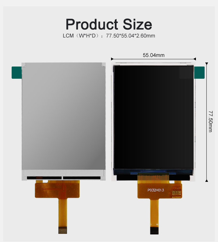 Polcd ST7789V 3,2 inch Tft Lcd Màu 262K Màn hình LCD TFT 48,6mm 12 0'CLOCK