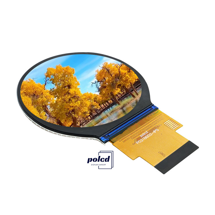 Polcd 480 * 480 2.1 inch bảng LCD tròn ST7701S Động cơ Ic IPS Tất cả các góc nhìn Vòng mô-đun hiển thị TFT