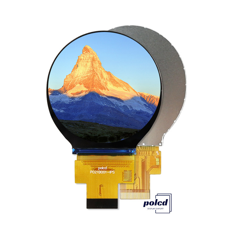 Polcd 2,1 inch IPS LCD tròn nhỏ 480 * 480 giao diện Mipi ST7701S Circle Circular TFT Display Module