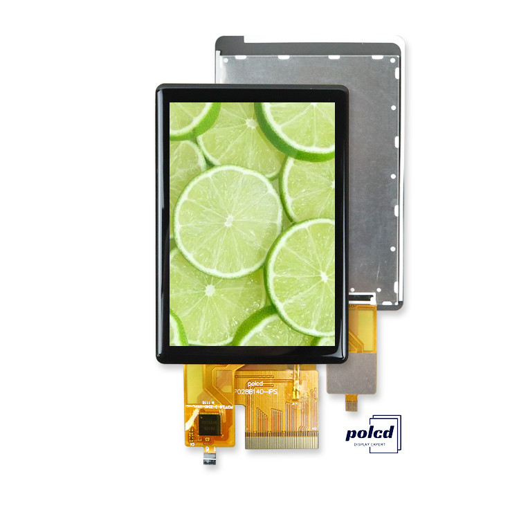 Polcd Độ sáng cao 500nit 2,8 inch Màn hình LCD 240x320 IPS tất cả các góc nhìn CTP Capacitive Touch TFT
