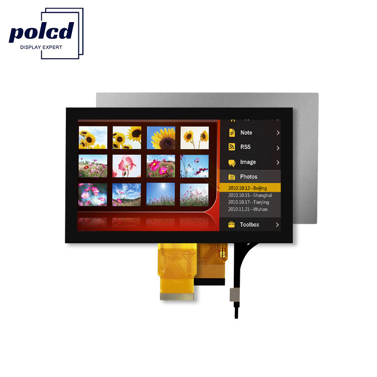 Polcd 7' Tft LCD Panel 800x480 Capacitive Touch Screen RGB giao diện 7 inch LCD Module Display