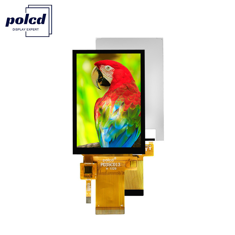 Polcd 3,5 inch TFT Độ phân giải cao 320 * 480 MCU SPI Parallel Interface Capacitive Touch Screen Panel màn hình LCD