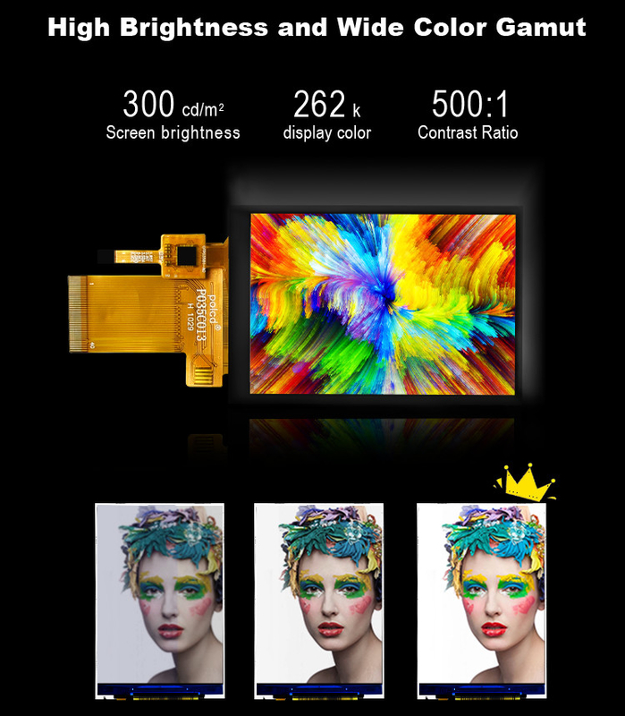 Polcd 3,5 inch TFT Độ phân giải cao 320 * 480 MCU SPI Parallel Interface Capacitive Touch Screen Panel màn hình LCD