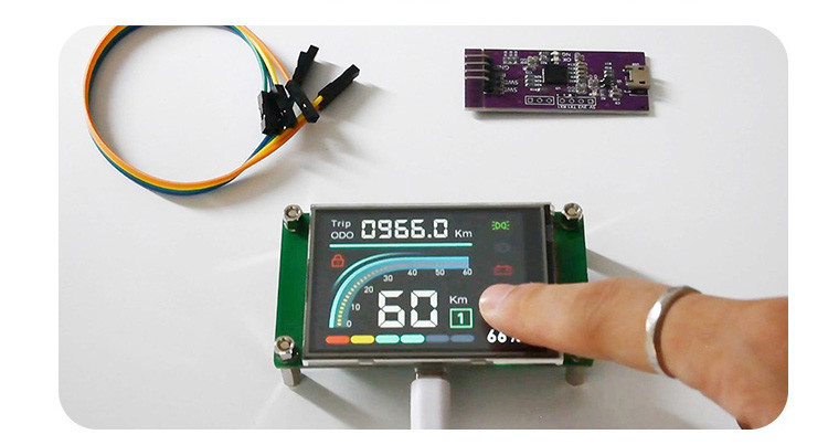 Polcd 2.4 Inch Tft Lcd Module 240 * 320 Hmi Uart Port Smart Lcd Display màn hình cảm ứng kháng công nghiệp