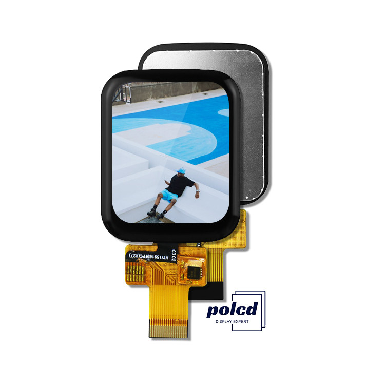Polcd 1.69 Inch TFT Capacitive Touch Screen 240x280 Thông thường Đen IPS LCD Module