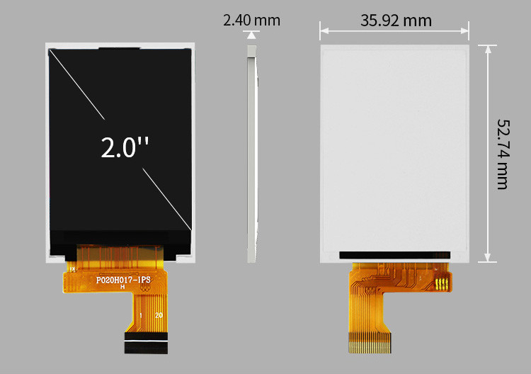 Màn hình LCD Polcd 262K 2.4Mm 2 inch ST7789V IPS TFT LCD Display 240X320