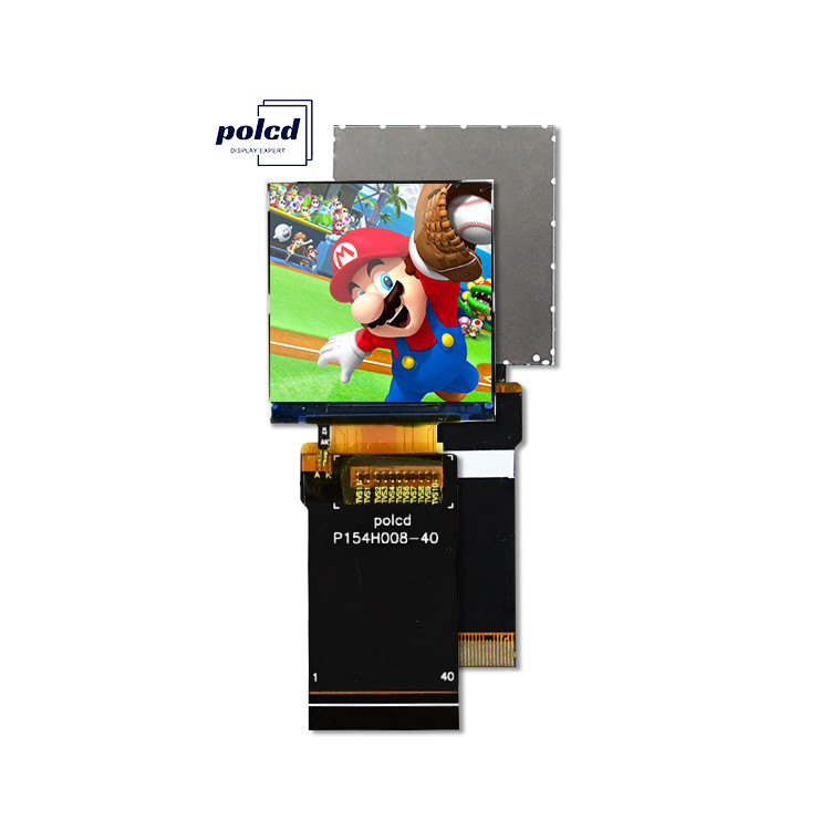 Polcd 1,54 Inch TFT LCD Display 240x240 IPS Square Screen 40 pin RGB666 Interface LCD Panel