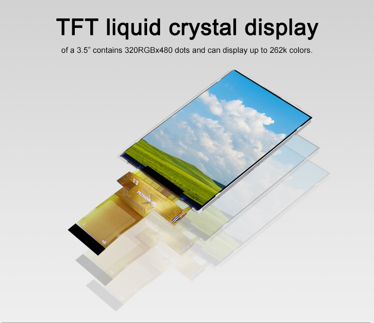 Màn hình LCD LCD Polcd 18 BIT RGB IPS TFT 320X480 Pixels Tft Lcd 3.5