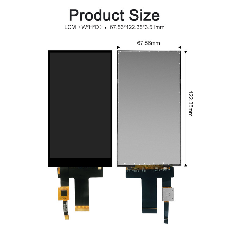 Pocld 5 inch TFT Module 720 * 1280 độ phân giải giao diện MIPI 30pin TFT LCD Display With Capacitive Touch Panel