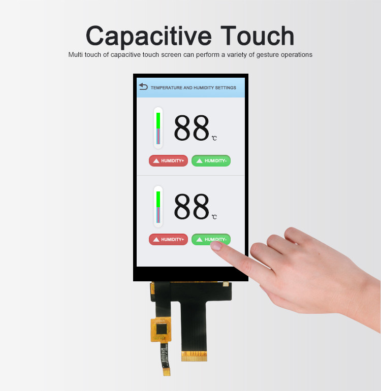 Pocld 5 inch TFT Module 720 * 1280 độ phân giải giao diện MIPI 30pin TFT LCD Display With Capacitive Touch Panel