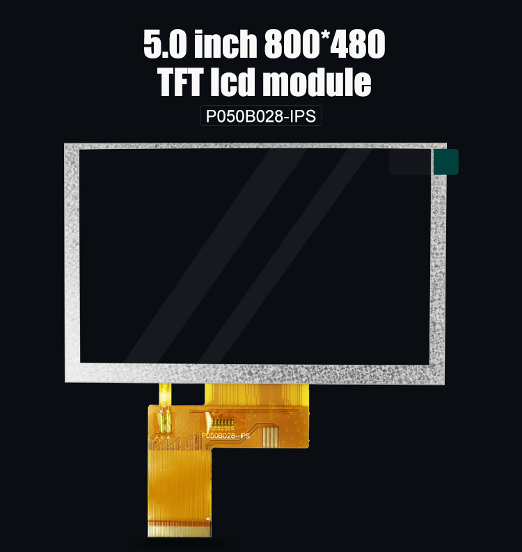Polcd 5 Inch TFT Display 800x480 RGB 24 Bit giao diện IPS Full View Angle High Contrast LCD Module
