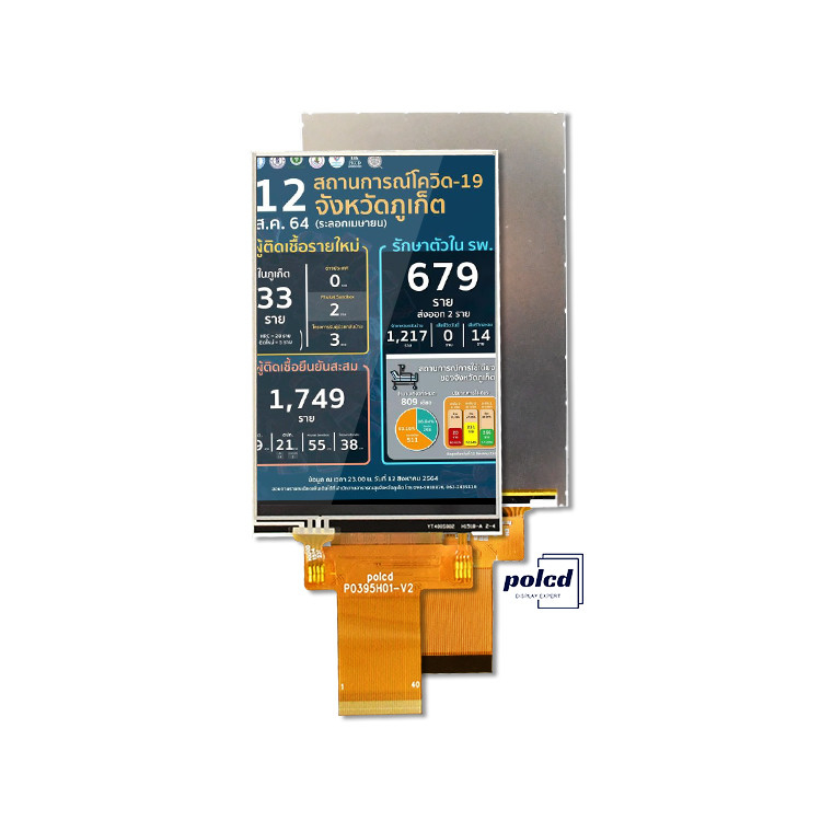 Polcd 3,95 inch 4 