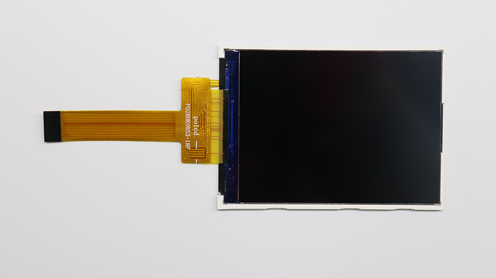 Polcd 2.8 Inch Tft Display Screen JD9853 240 * 320 Độ phân giải 18pin 200nits TFT LCD Module